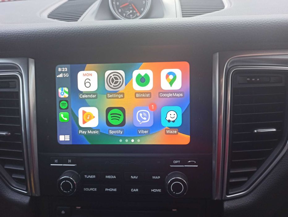 Активиране Apple Carplay Android конверсия карти USA EU Порше Porsche