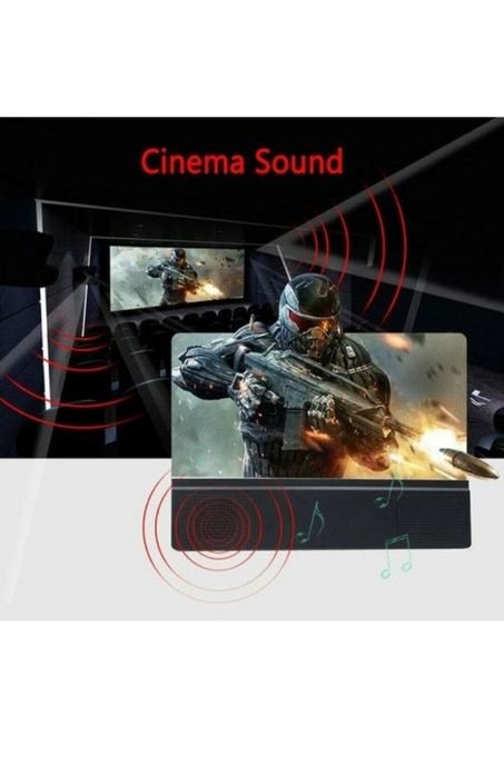 12 " 3D uyali telefon ekrani lupasi HD Smart telefonlar uchun