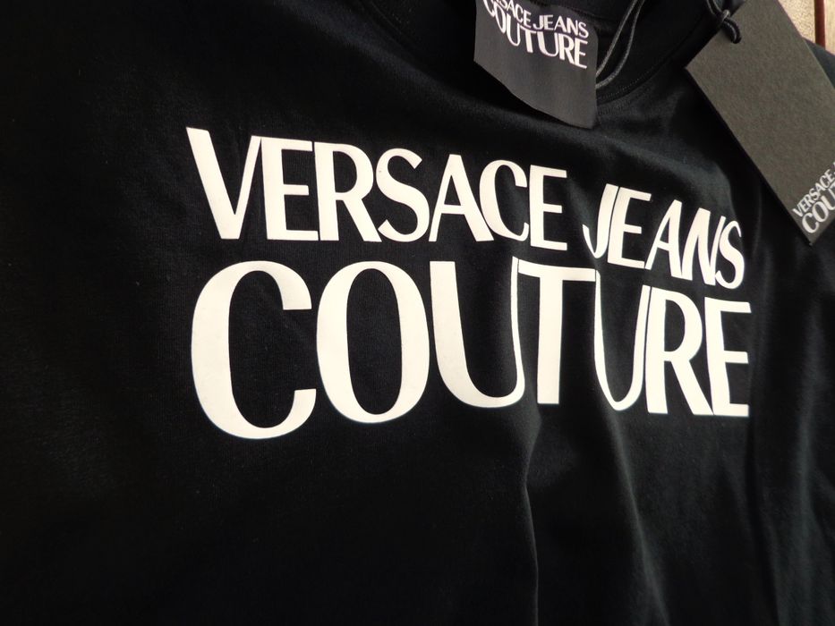 Дамска тениска Versace Jeans Couture logo print cropperd T-shirt