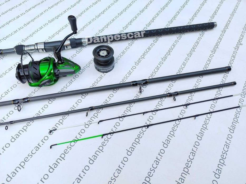 SET Feeder Lanseta extensibila de la 3.60m la 4.10m +Mulineta SP5000