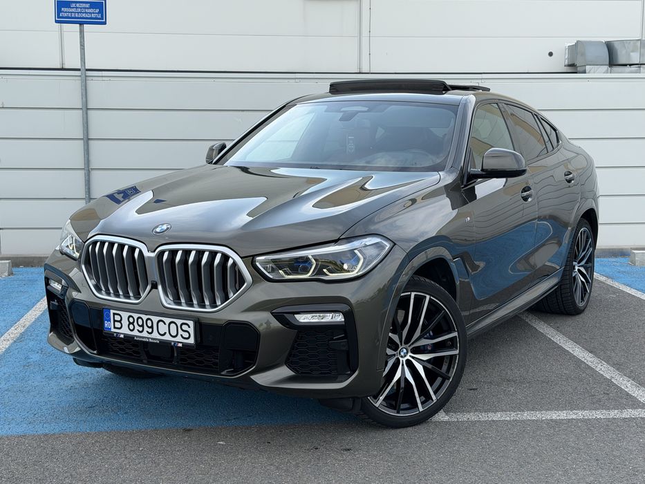 BMW X6 M Pachet * 4.0i * Piele Rosie * Swarovski