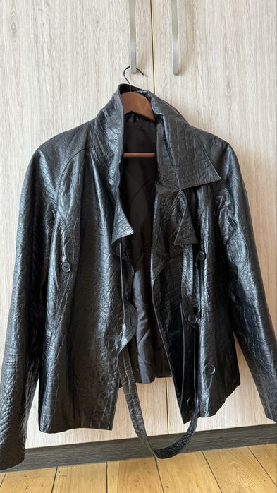 Кожено яке, крокодилска щампа поръчково