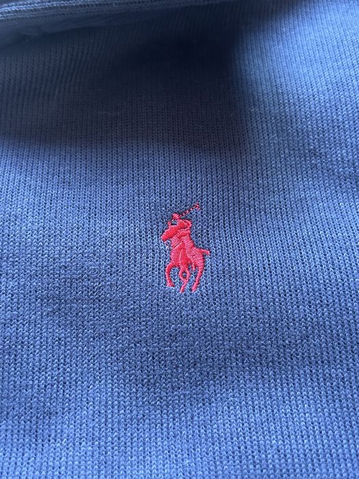 Pulover Polo Ralph Lauren Quarter Zip Albastru