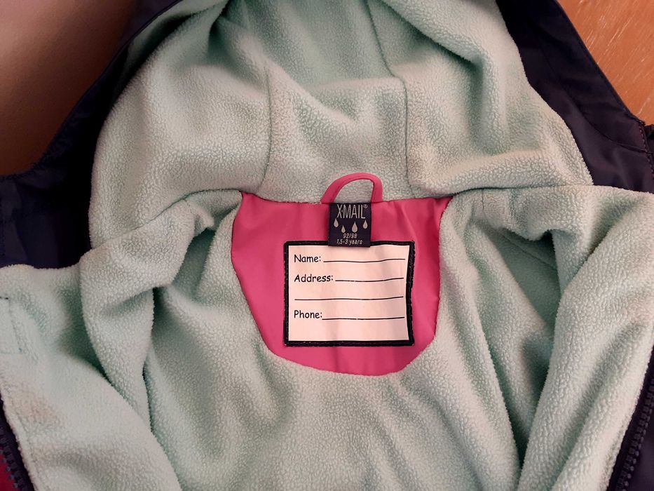 Детски гащеризон и яке/Дъждобран/за дъжд и вятър за 3- 4 г.