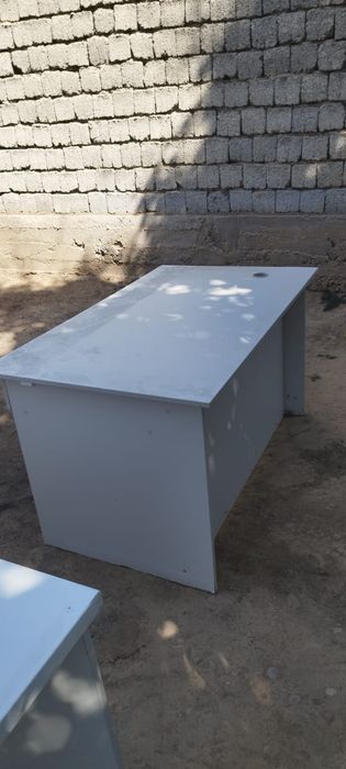Стол офисный серый
