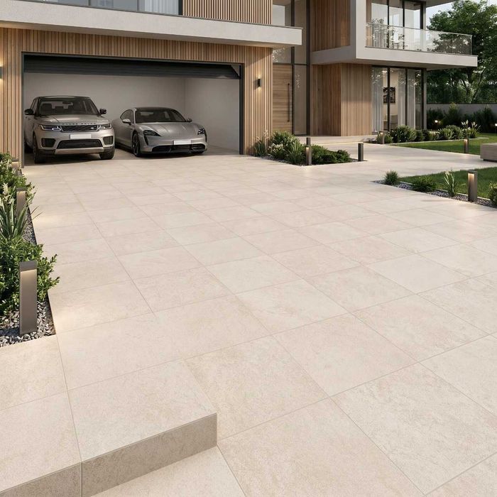 Gresie 2 cm Montana Beige F PR 600X600X20 R Mat
