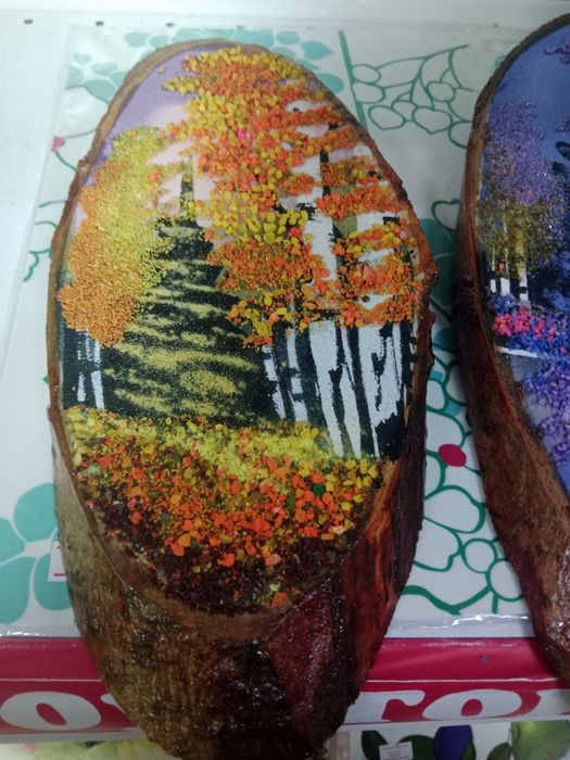 Картины спил дерева