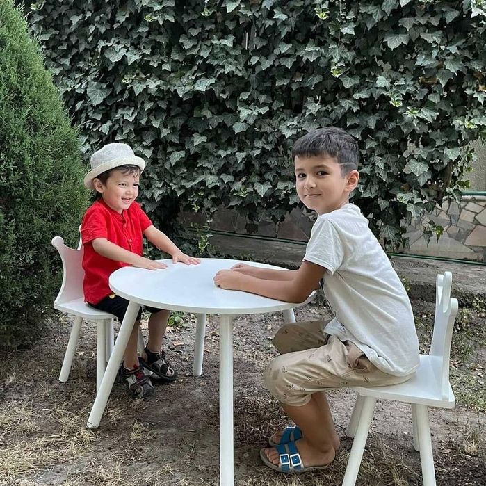 Детская мебель стол со стульями