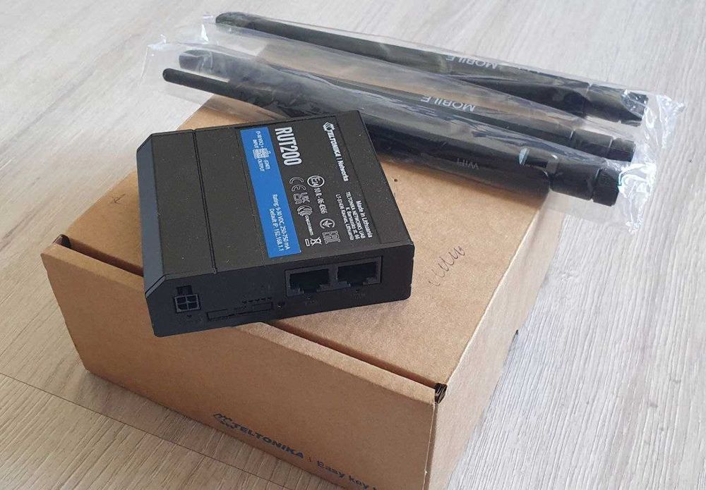 Router Industrial 4G LTE Teltonika RUT200 Nou Sigilat