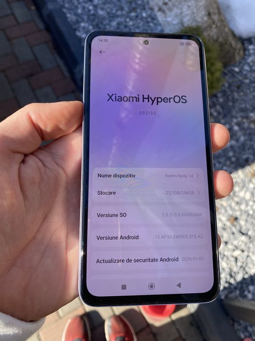 Xiaomi note 14 ca nou 256gb