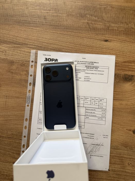 IPhone 17 PRO MAX Зора Нов Гаранционен ! Deep Blue