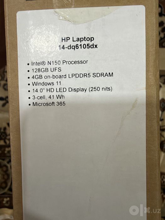 Hp ноутбук N150 янги