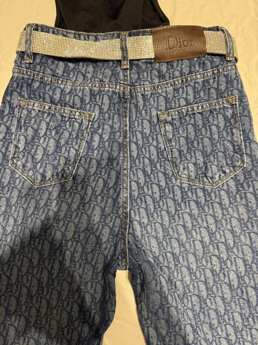 Дънки Dior с колан
