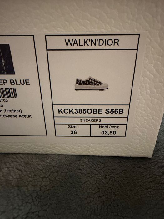 Dior Walk n Dior кецове на платформa