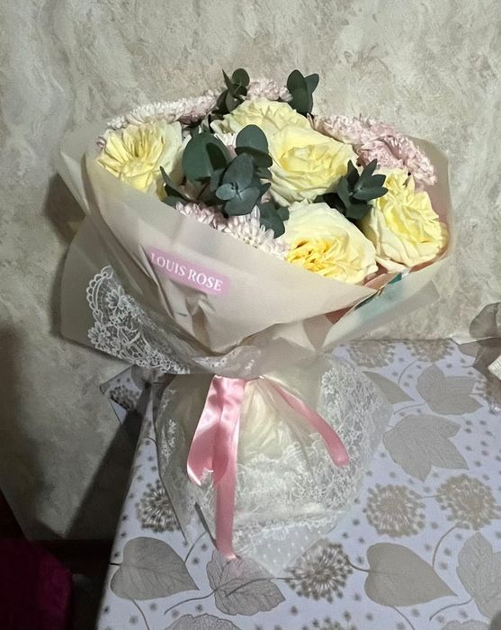 Цветы сатылады,бір күн болған