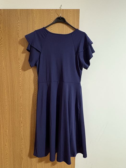 Rochie eleganta, bleumarin, dama