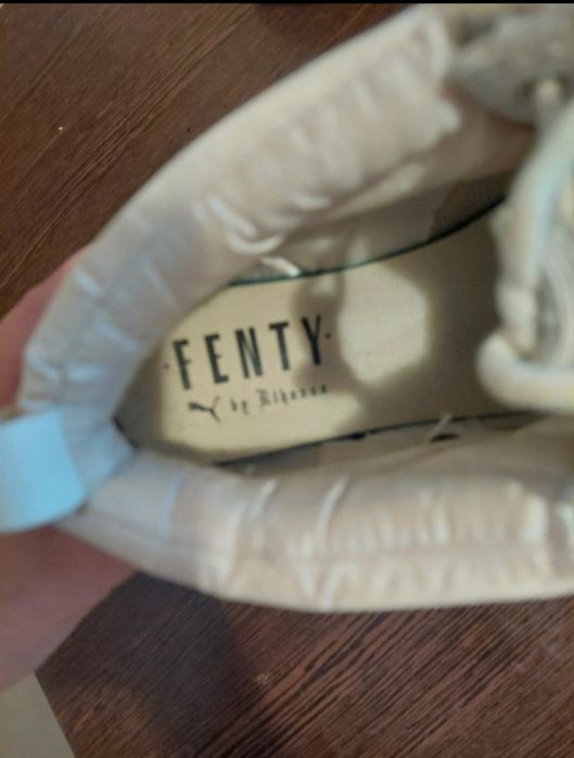 Ghete puma  flatform din piele ecologică