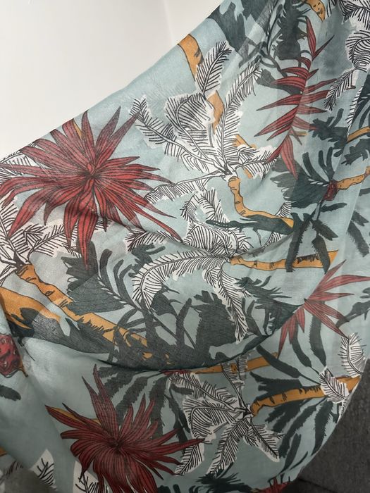 Esarfa Parfois albastra cu palmieri