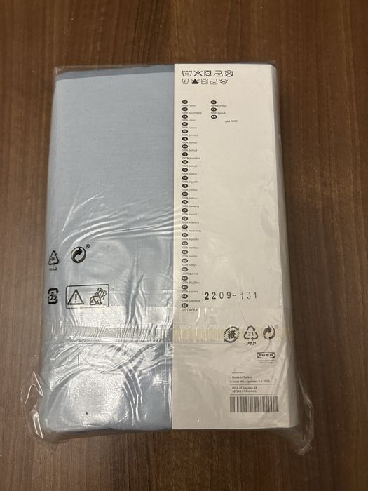 Brunkrissla Husa pilota + 2 fete perna albastru 200x200, 50x60 cm