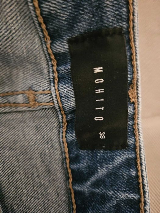 Дънки с перли Mohito