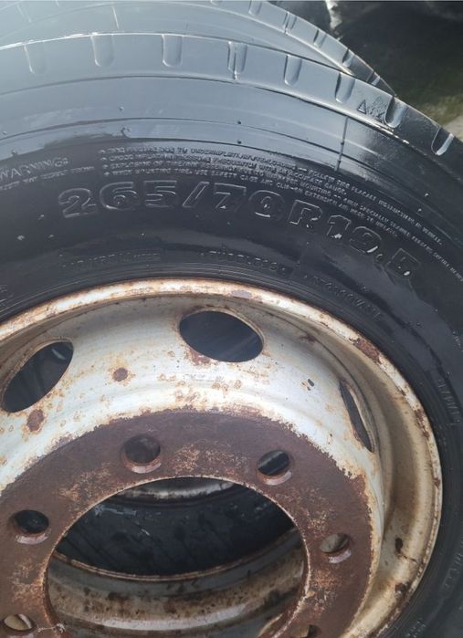 Anvelope complecte Remorcă, Hankook  265/70 R19.5 (8prezoane) RM 2