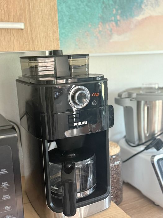 Cafetiera Philips Gring & Brew HD 7767/00, 1000 W, 1.2 l, 12 cesti