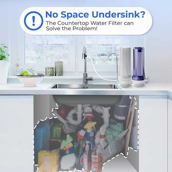 Filtru apa CKC2 - montaj pe blat, randament mare, Nou