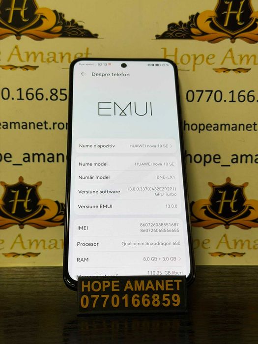 Hope Amanet P10/HUAWEI NOVA 10 SE