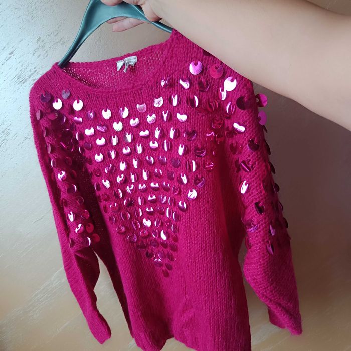 Дамска плетена блуза L-XL