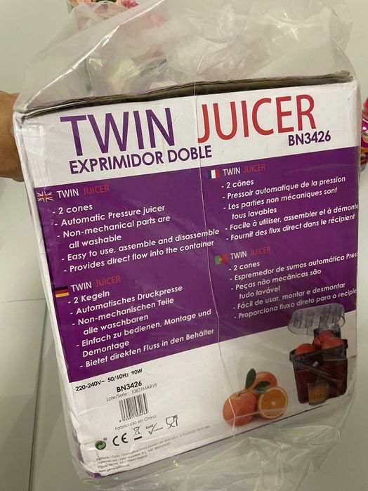 twin juicer storcator fruce automat- NOU- SIGILAT