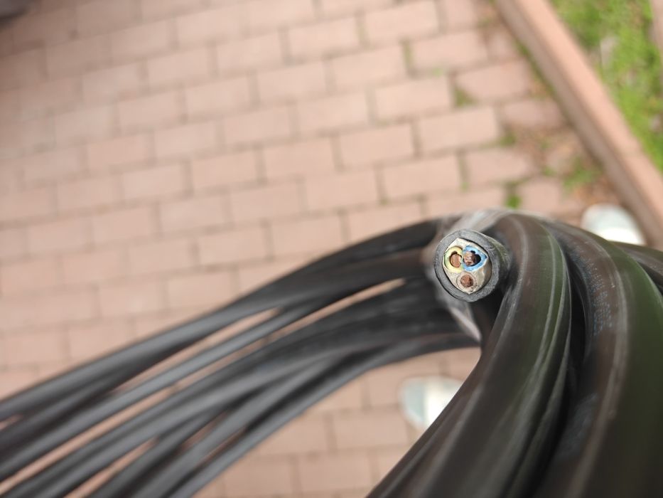 Cablu electric CYY-F 3 x 6 mmp, 13 metri , cupru