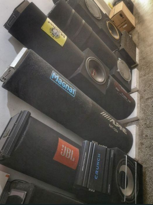 Statie amplificator audio auto bass masina subwoofer activ pasiv kit