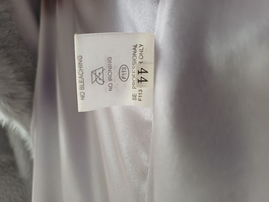 Норковая серая шуба