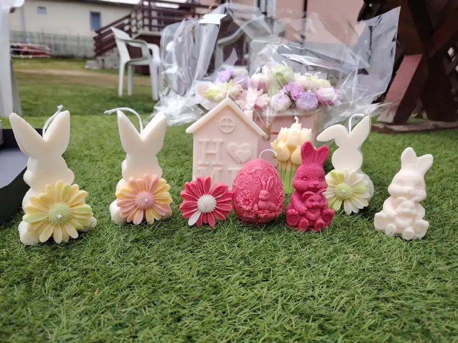 Lumânări din ceară de soia