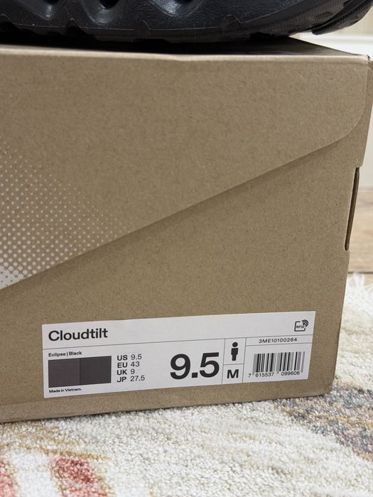 On running cloudtilt мужские кроссовки 43 рр