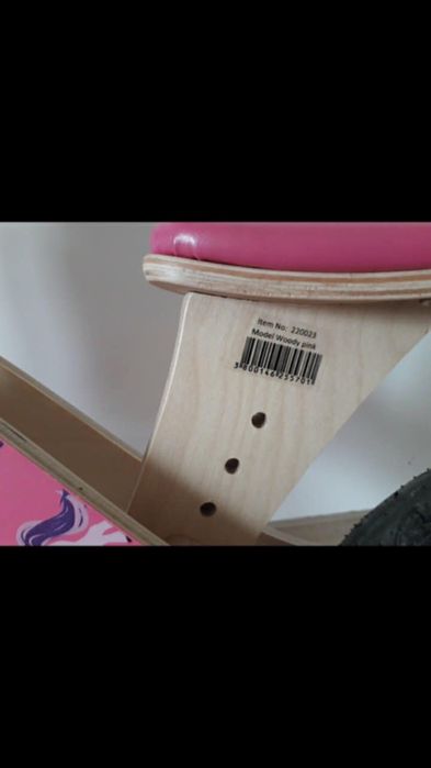 Bicicleta lemn fara pedale