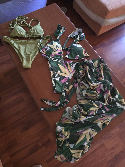 Дамски бански и кимоно/плажна рокля