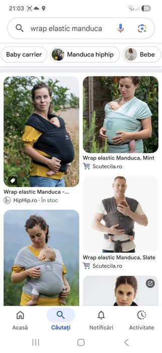 Wrap elastic Manduca