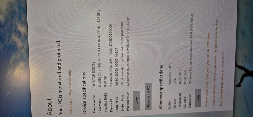 unitate PC i7 6700k 8gb ddr4 ssd120 GTX 660 Ti sursa prof 560W