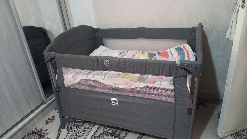 Кроватка детская люлька манеж 3в1