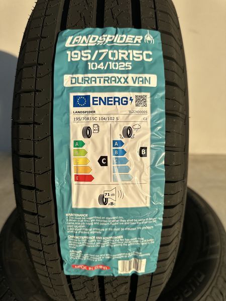Нови Летни Бусови Гуми LANDSPIDER DURATRAXX 195/70R15C 104102S