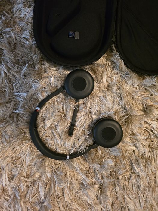 Casti Jabra Evolve 75 + suport de incarcare