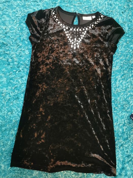 Rochie catifea eleganta 9-10 ani