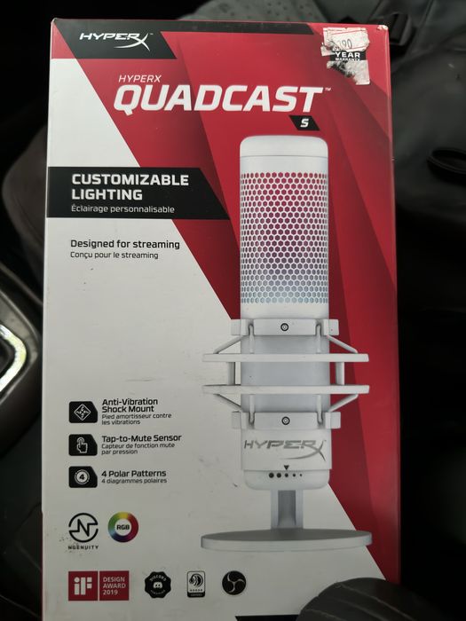 Микрофон HyperX Quadcast S