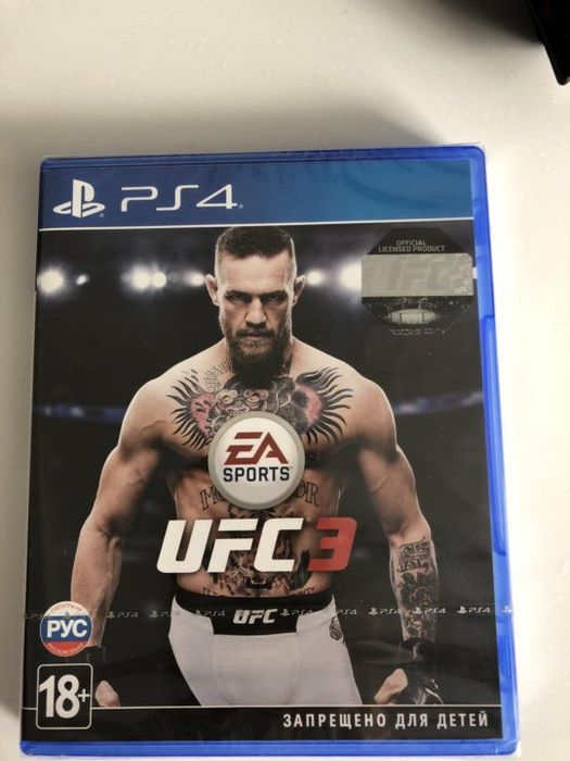 UFC 3 диск для PS4