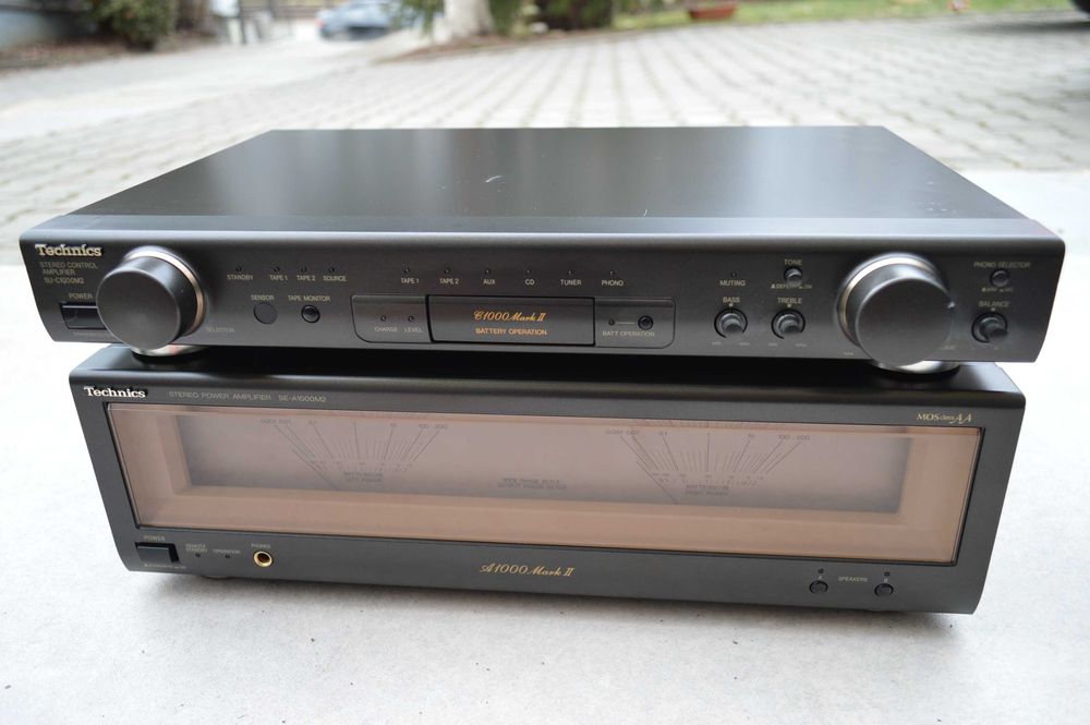 Amplificator putere Technics SE A1000 MK2 +Preamp SU C 1000MK2 cu tlc