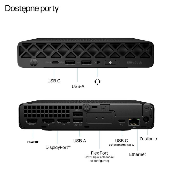 PC HP EliteDesk 8 Mini G1i AI PC Ultra 7 265T 32GB 2TB SSD Nou Garantie