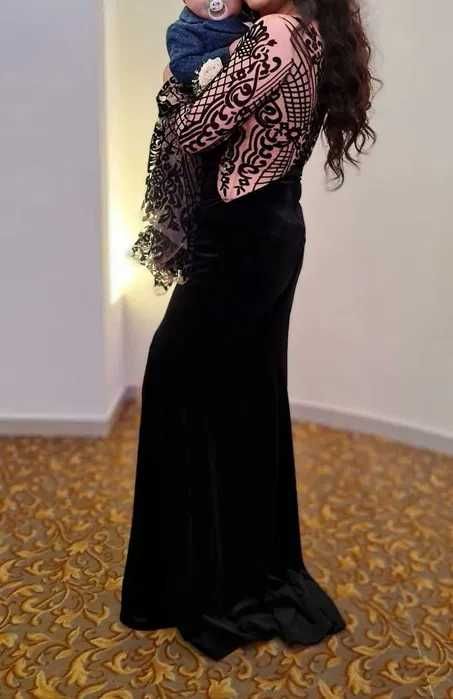 Rochie neagră de seară