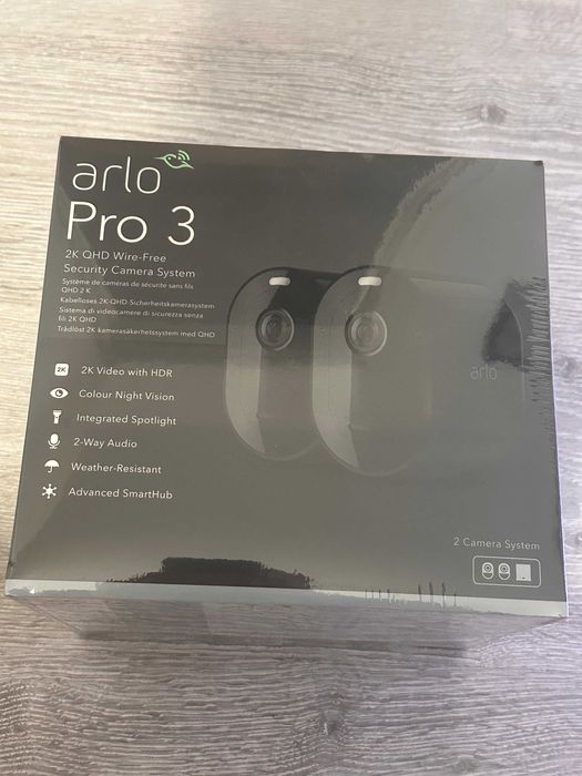Camere supraveghere Arlo Pro 3 Black 2K sigilate