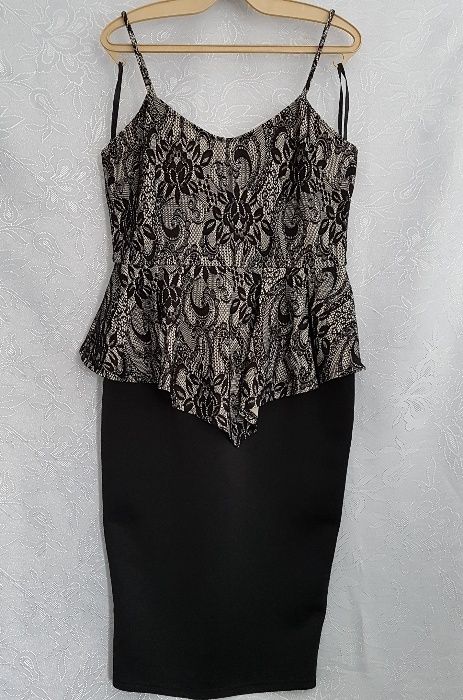 Официална лятна рокля с дантела